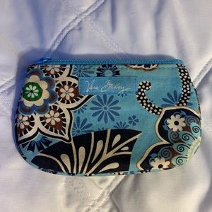3/$16 Vera Bradley Bali Blue Coin Purse w/ ID slot